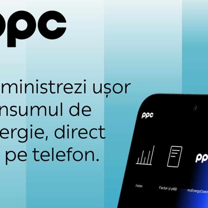 Peste jumătate dintre clienții PPC Energie folosesc aplicația digitală myPPC 