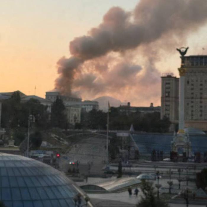 Atac devastator al Rusiei: sediul Guvernului ucrainean, în flăcări după un val masiv de drone