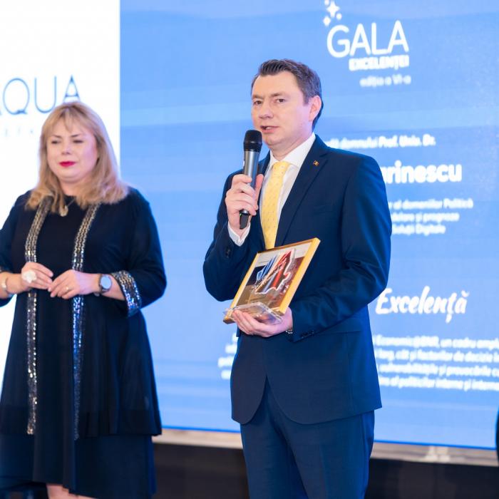 Cosmin Marinescu, premiul „Împreună protejăm România” pentru proiectul Economic@BNR