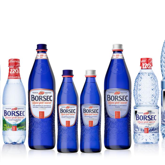 Punctul temporal care marchează începutul îmbutelierii industriale a apei minerale naturale Borsec este anul 1806