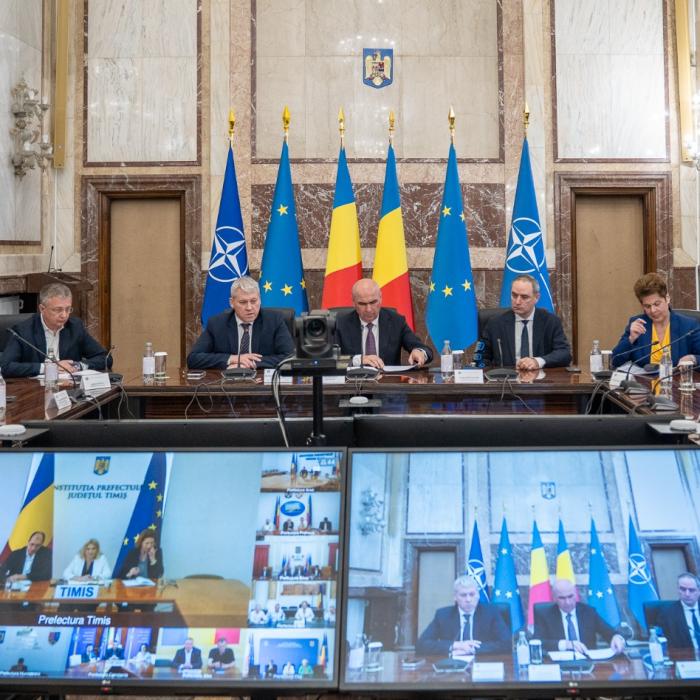 5.300 de proiecte locale PNRR, analizate în videoconferința premierului Ilie Bolojan cu prefecții