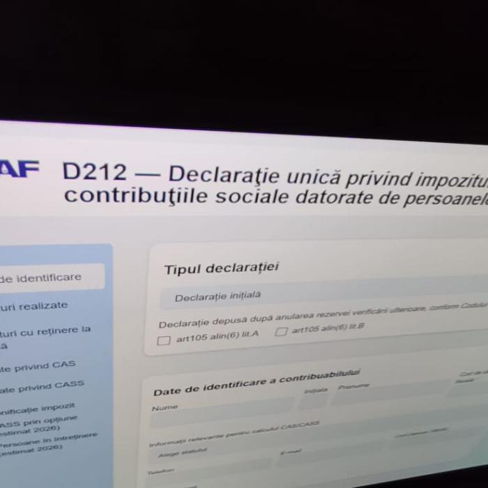 Cine depune Declarația unică în 2026 și ce trebuie verificat înainte de transmitere