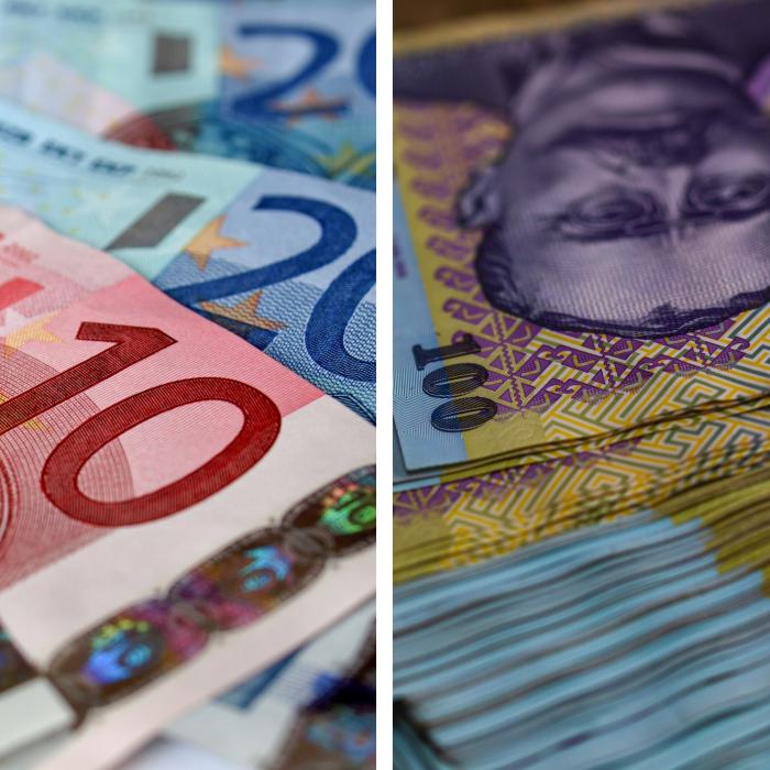 Salt al cotației aurului şi depreciere a leului faţă de euro