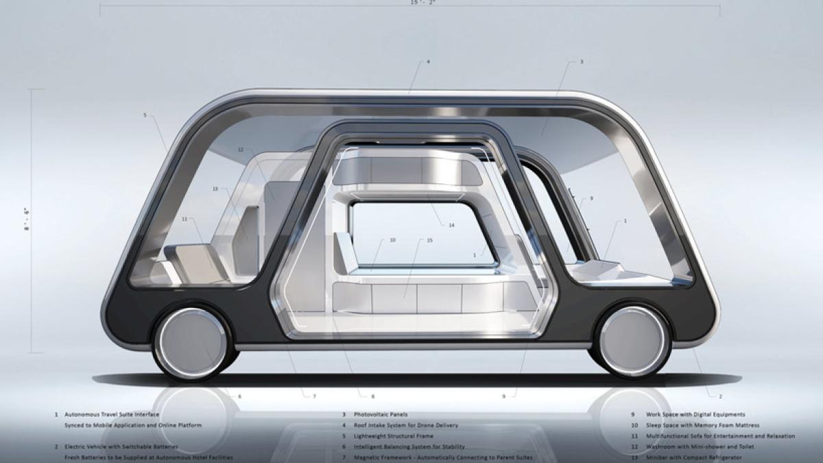 Camera de hotel care merge singură! FOTO, VIDEO