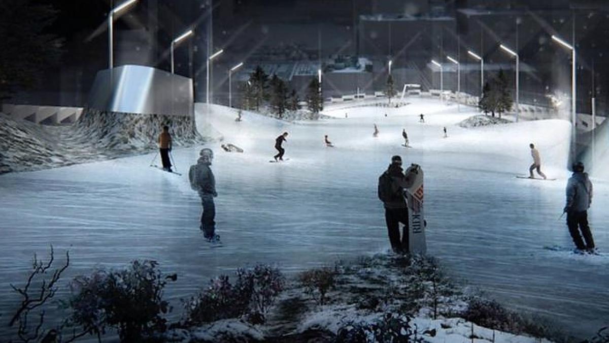 La Copenhaga, se poate schia pe acoperiș VIDEO
