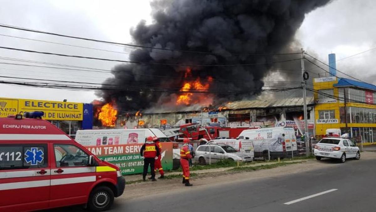 Incendiu DEVASTATOR la Afumaţi. A fost declanşat sistemul RO-ALERT VIDEO
