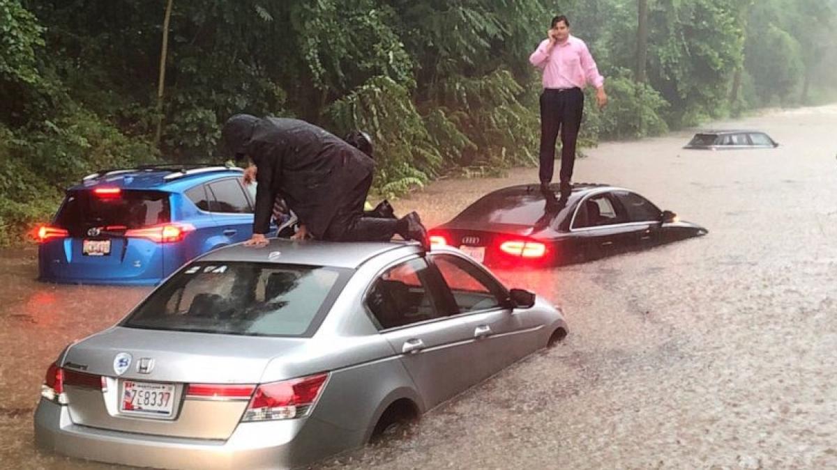 Washingtonul a intrat la apă. Inundațiile au făcut ravagii în capitala SUA VIDEO