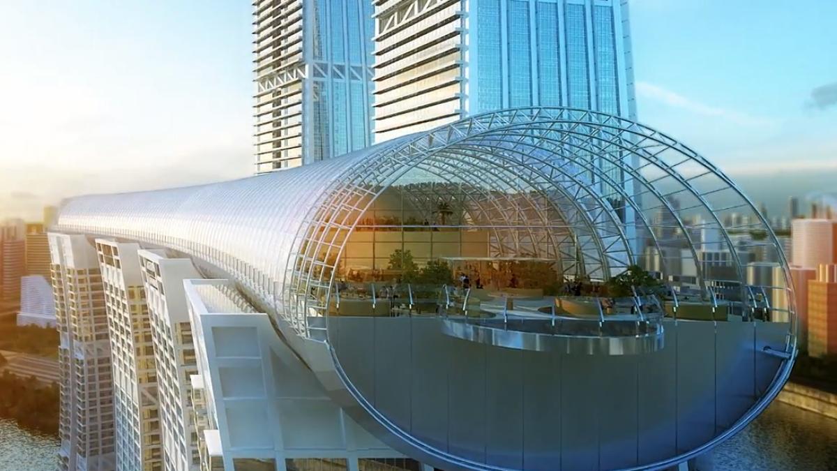 Chinezii au deschis blocul-turn orizontal. Culcat la altitudine VIDEO