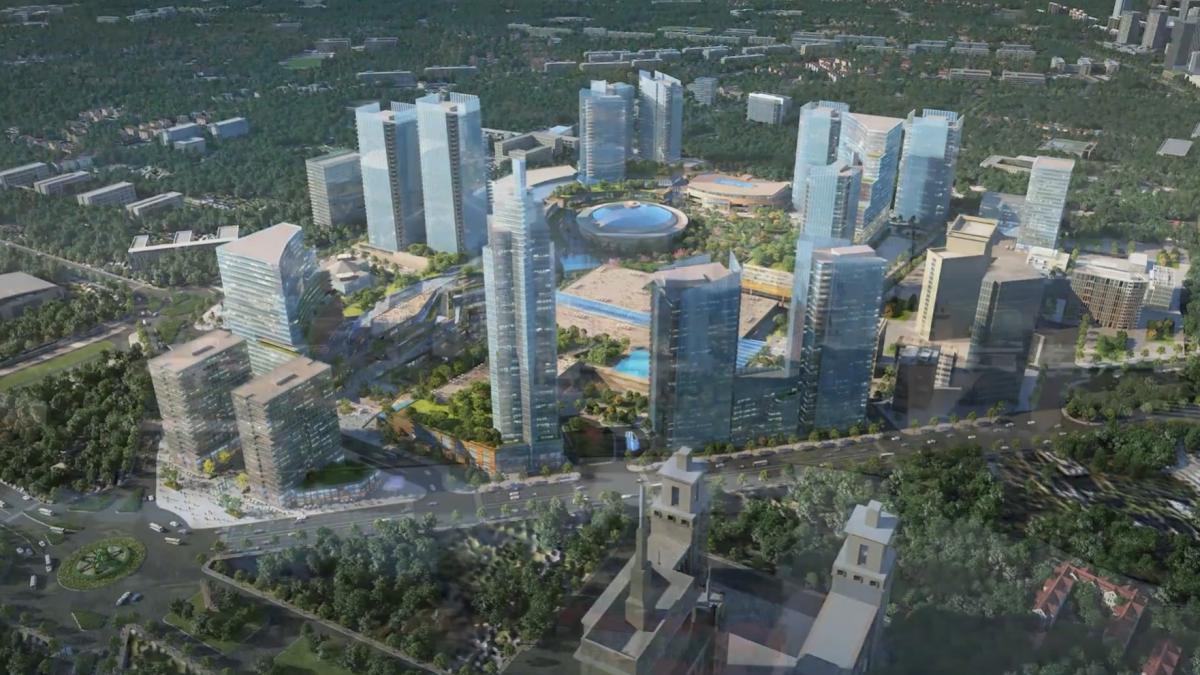 Micul "Manhattan" din Bucuresti, de la Romexpo (Video)