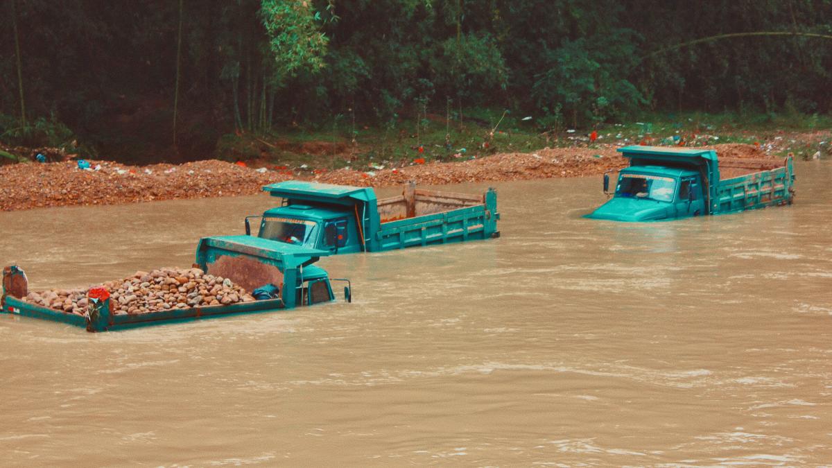 Germania: Alunecări de teren după INUNDAȚII CATASTROFALE VIDEO