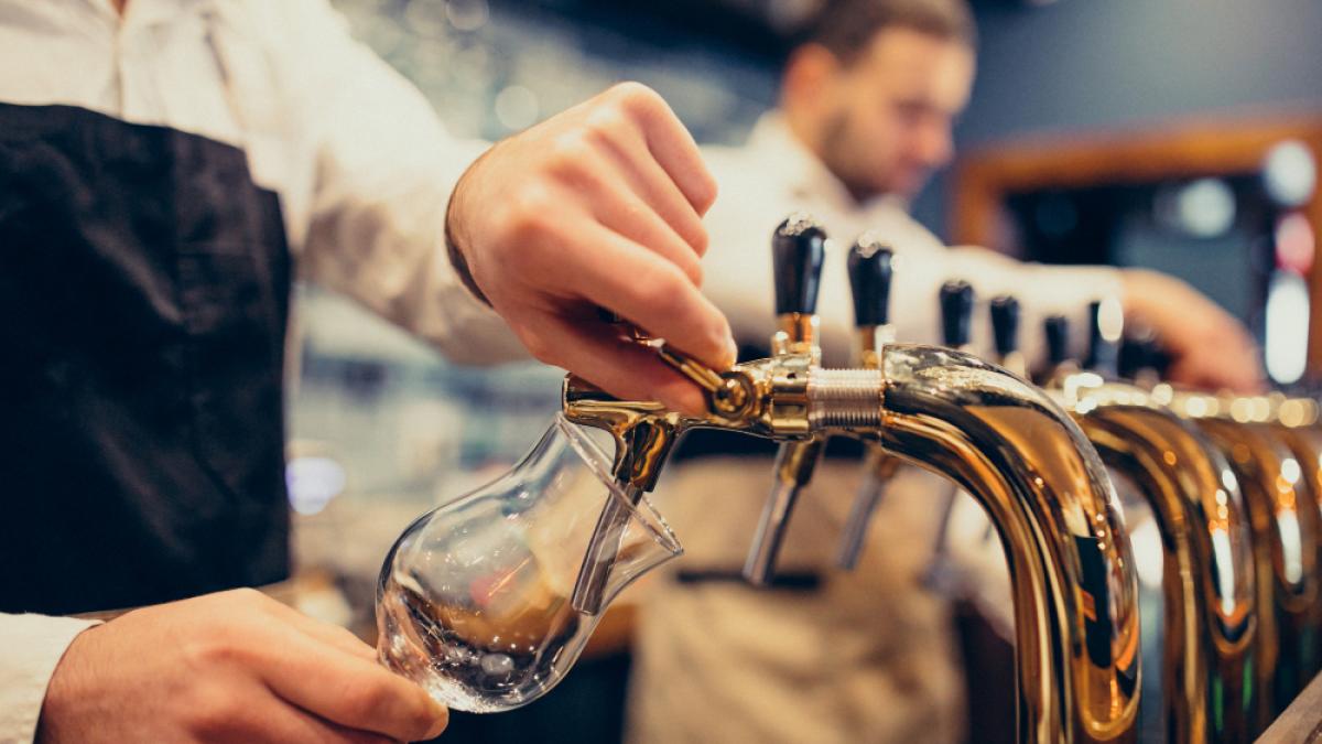 two-handsome-bartenders-poring-beer-pub_18848100