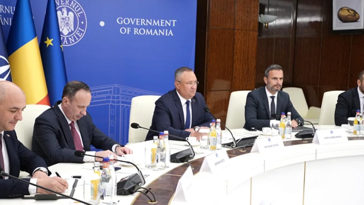 Întrevederea prim-ministrului Nicolae-Ionel Ciucă cu delegația Fondului Monetar Internațional