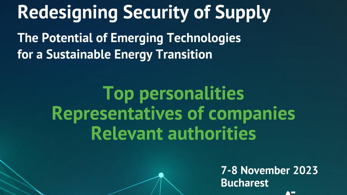 Romanian International Gas Conference 2023: Redefinirea securității aprovizionării, conferință LIVE