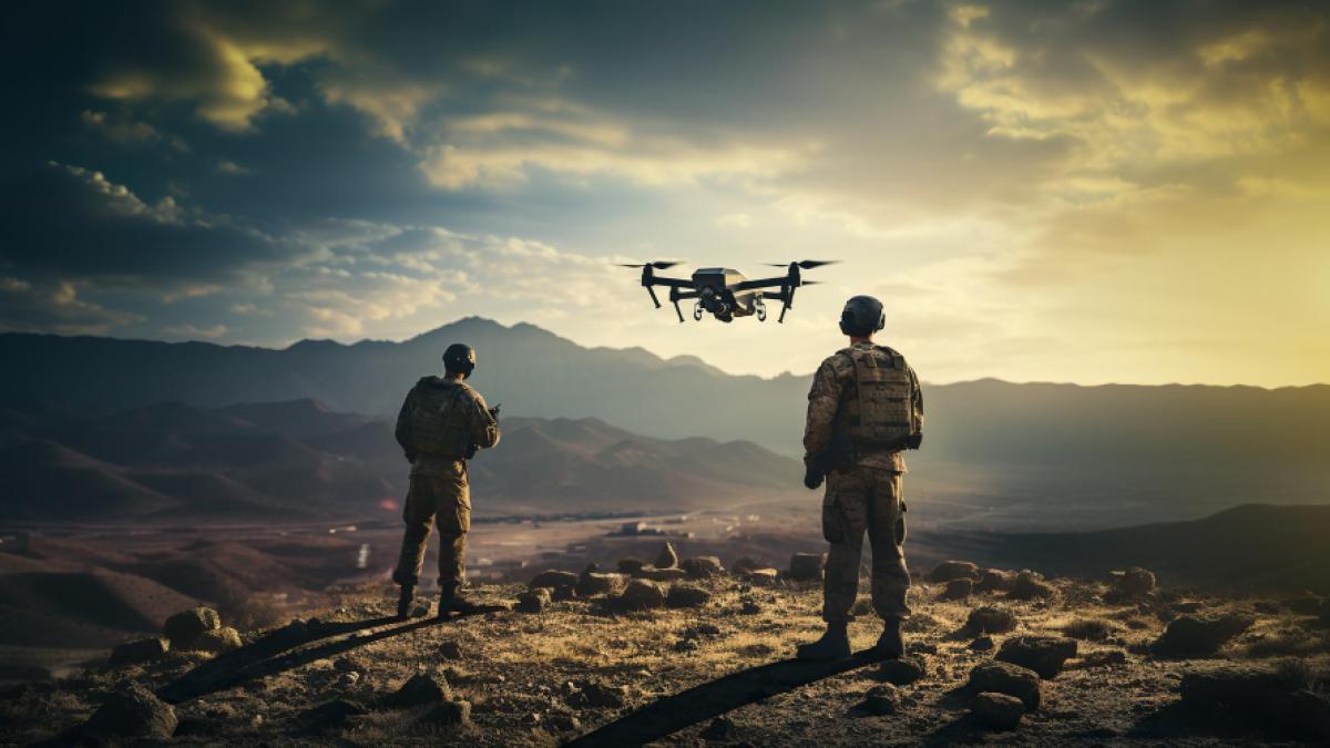 two-soldiers-with-their-backs-camera-launch-fullsize-military-combat-drone-into-flight-ready-critical-mission-ai-generative-ai_49991900