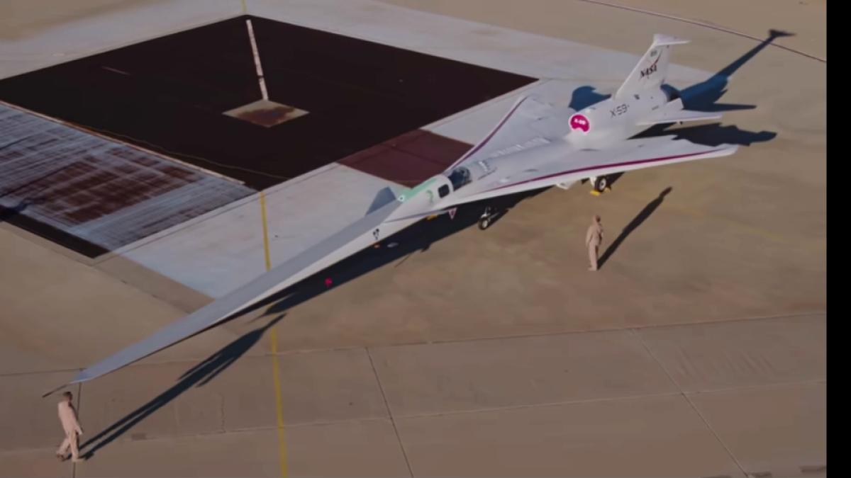 NASA a dezvăluit X-59, avionul supersonic silențios    VIDEO