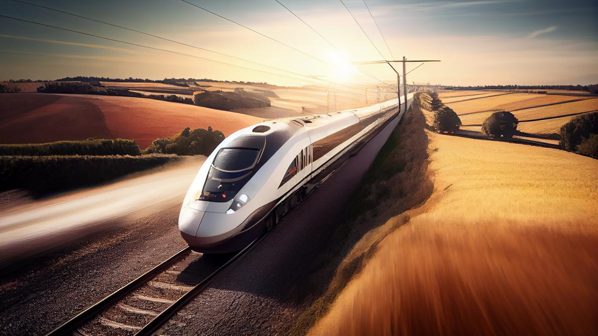 railroad-track-transportation-speed-sunset-mode-transport-motion-travel-outdoors-generative-ai_66384900