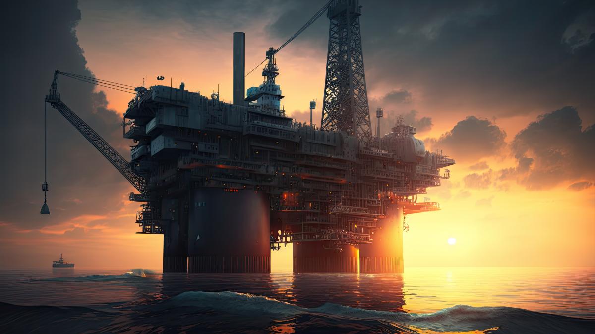 oil-platform-ocean-with-sun-setting-it_27308100