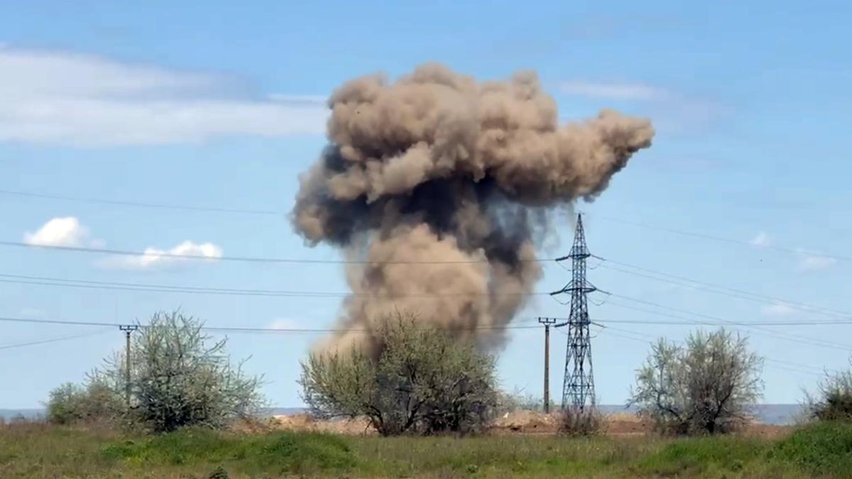 Drona rusească prăbușită la Galați, detonată controlat 