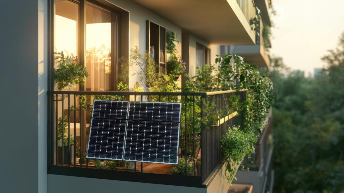 panoul solar plug-in