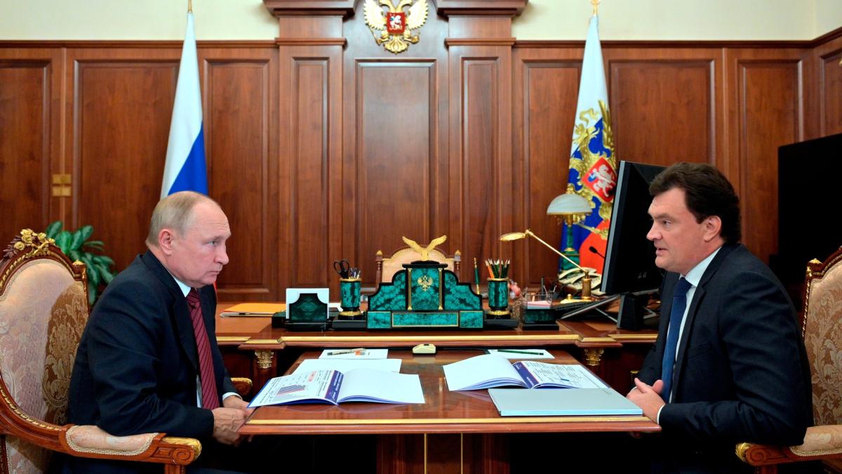 Vladimir Putin si Mikhail Poluboyarinov