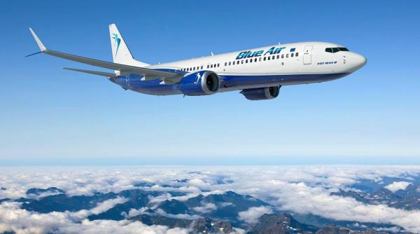 Blue Air a ieșit la cumpărături în vecini