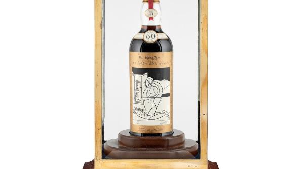 S-a vândut cea mai scumpă sticlă cu whisky din lume. Cât a plătit câștigătorul licitației