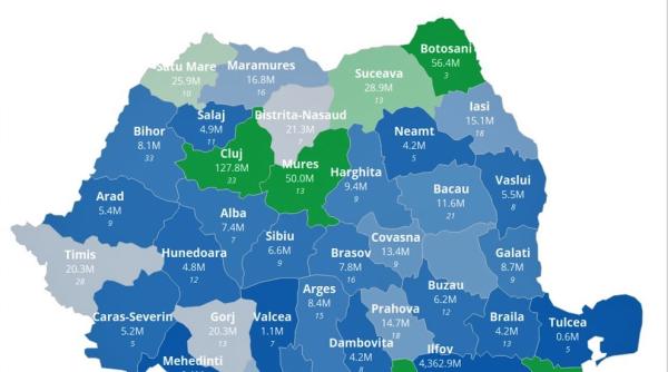 Harta retailului românesc. Zonele care atrag cele mai multe afaceri