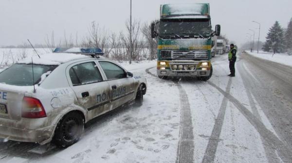 Traficul de marfă, paralizat la Vama Giurgiu