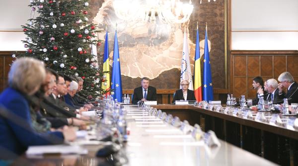 Şedinţă de Guvern. Când îşi anunţă Iohannis participarea