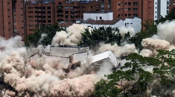 Imobilul de lux al unui fost baron al drogurilor, făcut praf! VIDEO