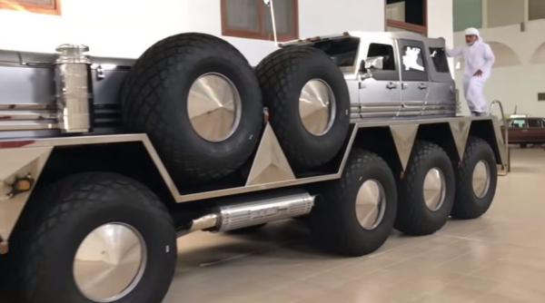Un șeic miliardar a creat cel mai ciudat vehicul militar