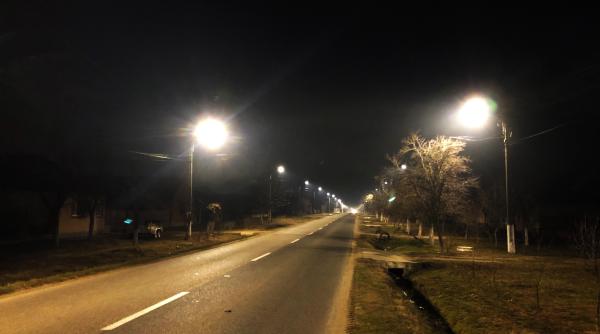Primul proiect „smart street lighting“ al E.ON a fost finalizat în judeţul Arad, la Frumușani