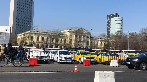 Nou protest al transportatorilor în fața Guvernului