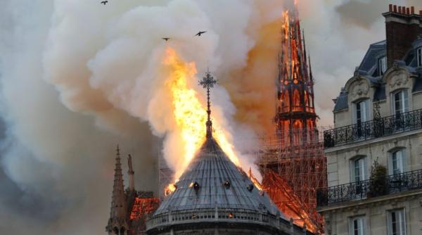 Incendiul de la catedrala Notre-Dame a fost lichidat
