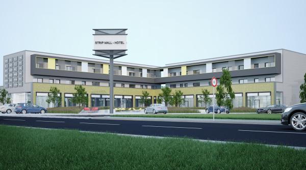 Proiect american în Tunari. Strip-mall, noul trend în spații comerciale