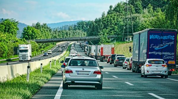 Trafic aglomerat pe A1 și DN1