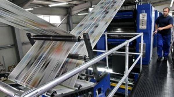 Tipografii protestează în fața Ministerului Culturii