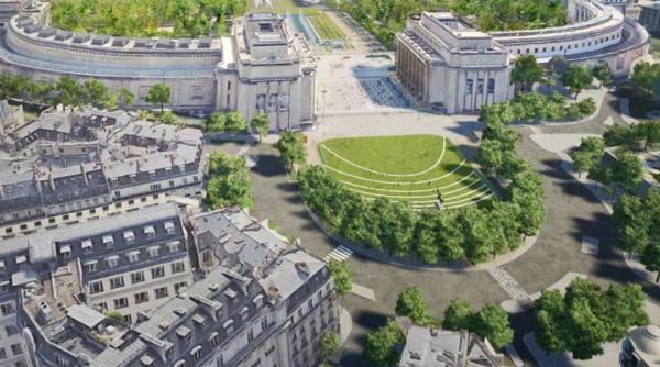 Amfiteatru și fântâni: Totul se schimbă în jurul Turnului Eiffel FOTO