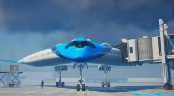 Au inventat avionul în formă de V. Este mai bun ca toate avioanele de pasageri