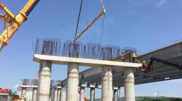 Lotul II al autostrăzii Sebeș - Turda progresează. Când va fi inaugurat