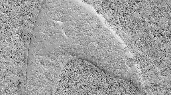 Emblema Flotei stelare, găsită pe Marte. Iată dovada!