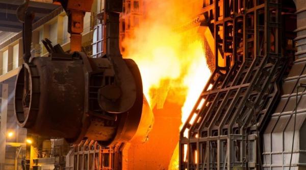 INS: Producţia de oţel brut a crescut anul trecut cu 5,3%