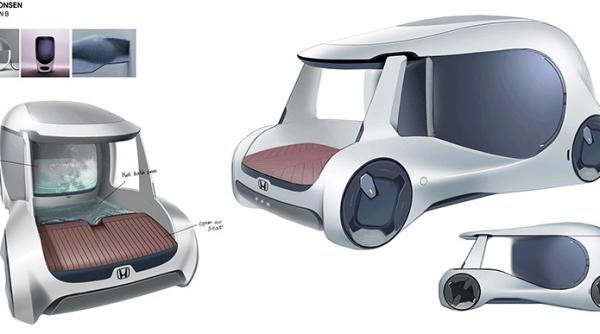 Honda prezintă Onsen: Faci baie în mașină, în drum spre birou