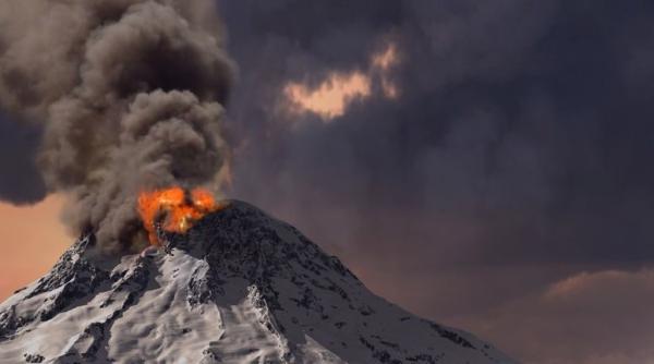 Vulcanul care ar putea schimba relieful Rusiei își face de cap