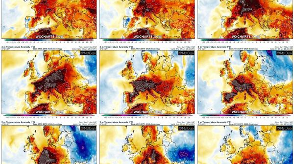 Încă o zi cu temperaturi nimicitoare în Europa