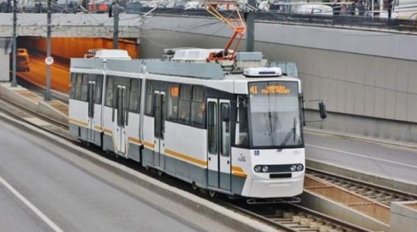 Începe haosul: Linia tramvaiului 41 se suspendă. Află până când