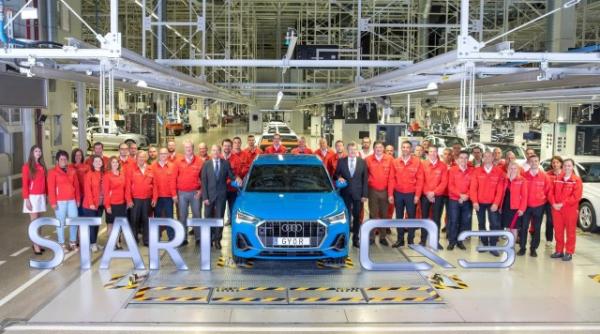 Audi a început producția modelului Q3 Sportback la fabrica din Győr