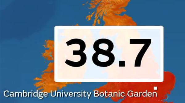 Record de temperatură pentru Marea Britanie, confirmat oficial