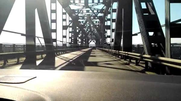 Podul Giurgiu-Ruse. 60 de minute, timpul de aşteptare la trecerea frontierei