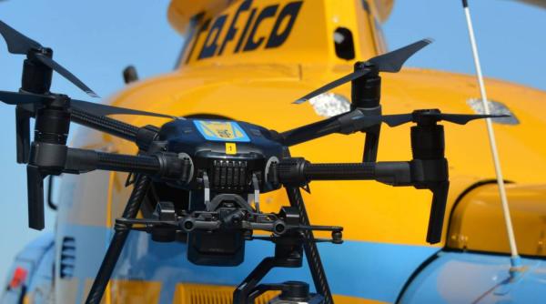 Drone pentru supravegherea și amendarea șoferilor indisciplinați